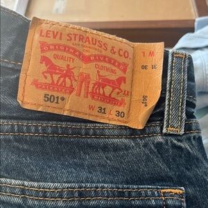 Levi's Men's Dark Blue Straight Jeans